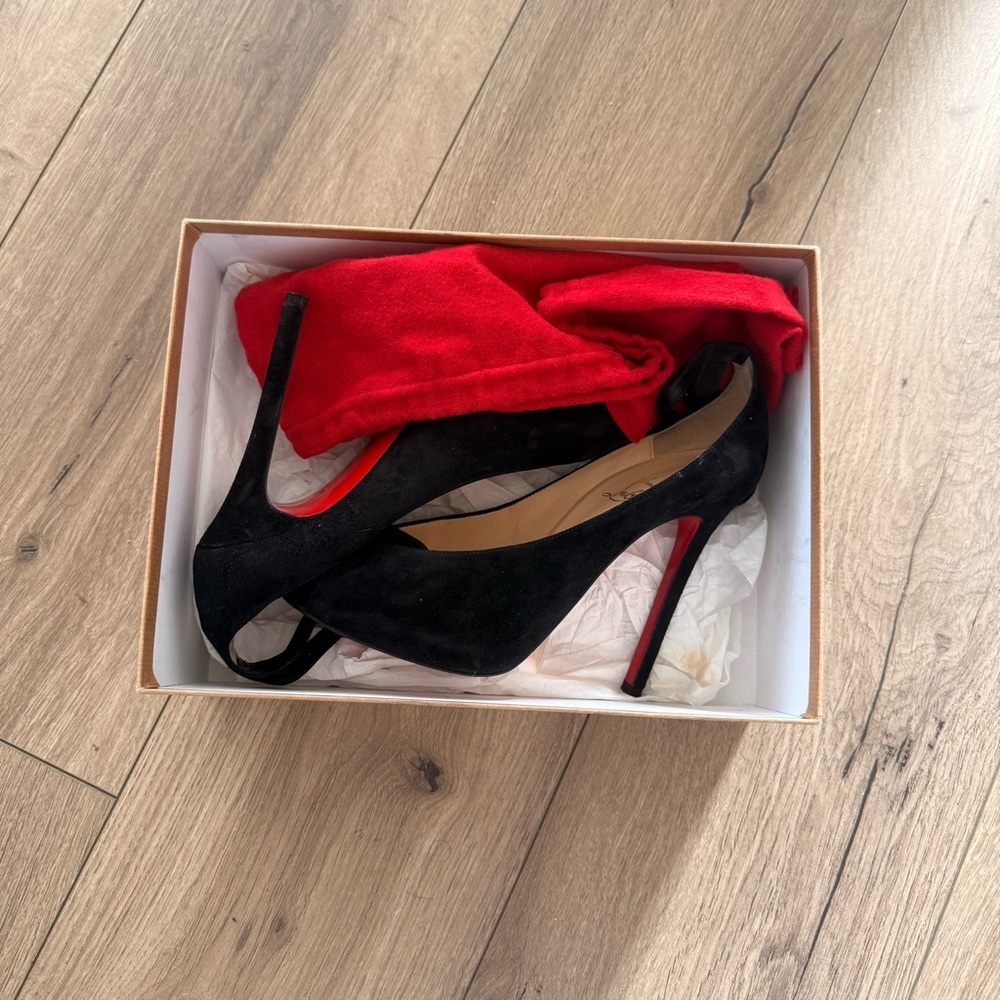 Christian Louboutin Black Stiletto Heels